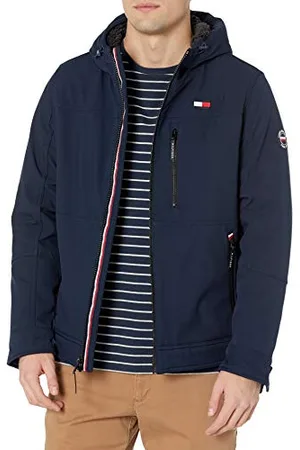 Tommy Hilfiger Herren Softshelljacke mit Sherpa-Futter, , L