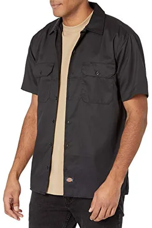 Dickies Herren-Kurzarm-Flex-Twill-Arbeitshemd