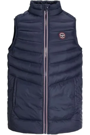 JACK&JONES JUNIOR Jungen JJESPRINT Puffer Bodywarmer Collar JNR Weste, , 128