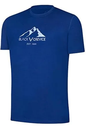 Black Crevice Herren Merino T-Shirt, , XL