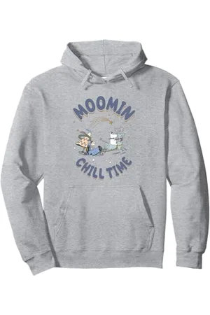 Moomin Festliche Schlittenfahrt im Winter Chill Time Pullover Hoodie