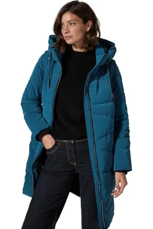 CECIL Damen B101057 Puffer Coat W. Detachable Sleeves, , XL EU