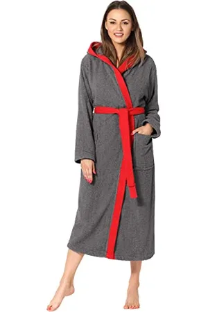 Ladeheid Damen Frottee Bademantel aus 100% Baumwolle LA40-191 ( , M)