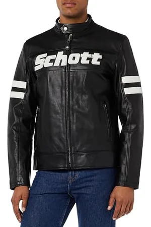 Schott NYC Herren Lcmotorvint Lederjacke, , XXXL