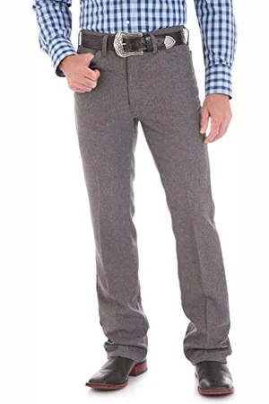 Wrangler Wrancher Herren-Jeans, Elegante Dress-Jeans, Meliert, Grau, 30W / 30L