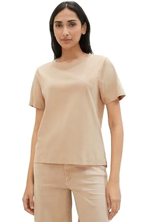 TOM TAILOR Damen T-Shirt mit Herz-Print, , XS