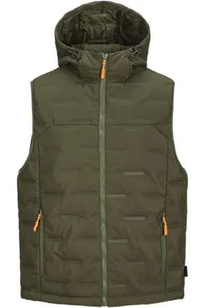 JACK & JONES JACK&JONES Herren Jcosonic Bodywarmer Hood Weste, , S