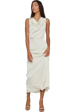 VILA Kleid Damen S/L Maxi Dress-Noos 14094685, ,36