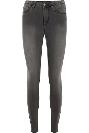 VERO MODA NOS Damen VMTANYA MR S PIPING JEANS VI207 NOOS Skinny Jeans,, per pack , 36/L34 (Herstellergröße: S)