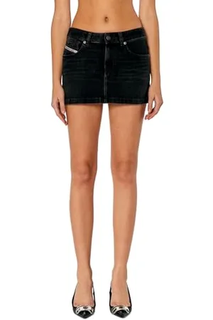 Diesel _DE-Ron Gonna_Skirt_Schwarz_25