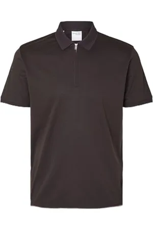 SELECTED Male Polo Shirt Zipper