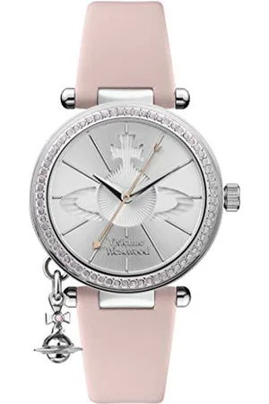 Vivienne Westwood Damen Analog Quarz Uhr mit Leder Armband VV006SLPK