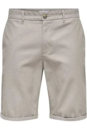 Only & Sons Herren ONSPETER Dobby 0058 Shorts NOOS Chinoshorts, , M