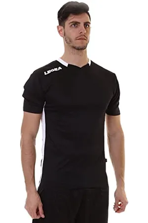 Legea Unisex Trikot München T-Shirt, schwarz/weiß, XS