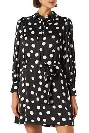 Pinko Damen Alisia Satin St. Pois C/Lässiges Kleid, , 40