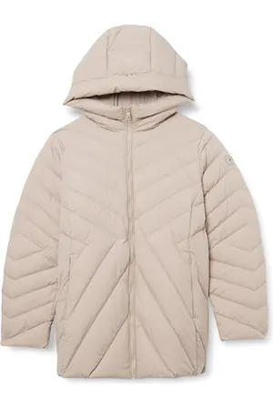 Tommy Hilfiger Damen Pufferjacke Curve Chevron Jacket Regular Fit, , 54