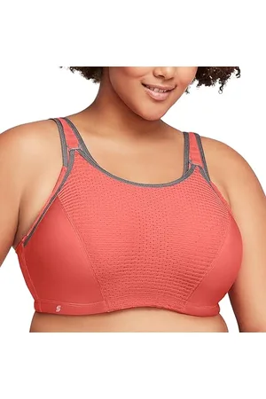 Glamorise Große Größen Plusgröße WonderWire-Sport-BH mit variablem Halt und Bügel Nr. 9167, , 75C