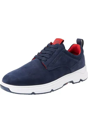 Tommy Hilfiger HILFIGER NUBUCK MIX HYBRID SHOE Mokassinschuhe Herren, Blau , 42 EU