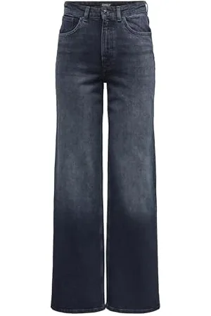ONLY Female Jeans mit weitem Bein ONLJUICY Hohe Taille Weiter Beinschnitt Jeans