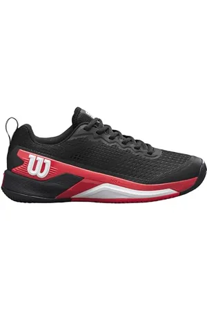 Wilson Herren Rush PRO 4.5 Tennisschuh, Black/Infrared/White, 49 1/3 EU