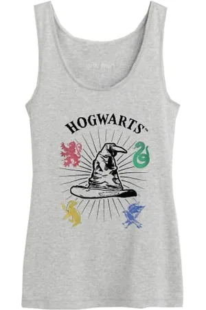 Harry Potter Damen wohapomtk020 Tanktop, Grau meliert, X-Large