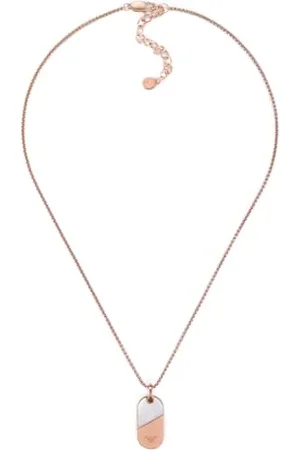 Emporio Armani Damenhalskette Edelstahl rosévergoldet, EGS3139221