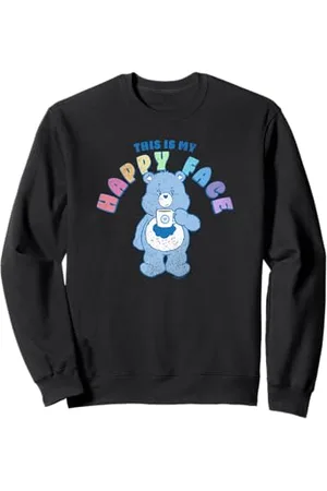 Care Bears Grumpy Bear Rainbow Text This Is My Happy Face Sweatshirt