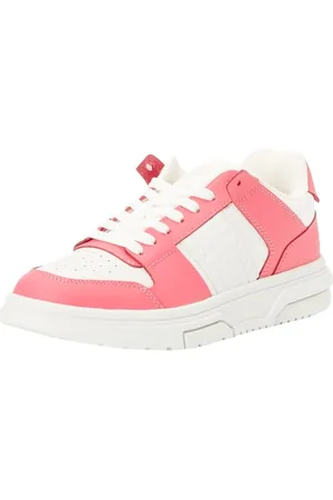 Tommy Hilfiger Damen Sneaker Tjw Skate Sneaker Mat Mix Leder, (Pink Alert), 39 EU