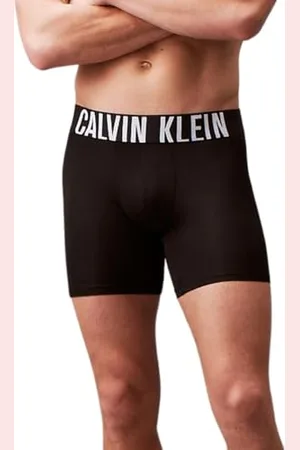 Calvin Klein Herren 3er Pack Boxer Briefs Unterwäsche, Schwarz (Black/Black/Black), XS