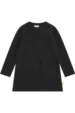 Steiff Kleid EU Größe 110 Navy, Mädchen Kleid, Kinderkleid für jeden Anlass, lockere und Bequeme Passform, waschmaschinenfest