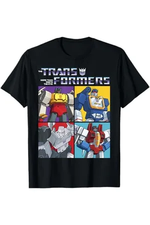TRANSFORMERS Decepticon Retro Vintage Color Box Panels T-Shirt