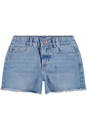 NAME IT Mädchen Nkfrose Hw Mom Dnm 8222-ya Noos Shorts, , 128 EU