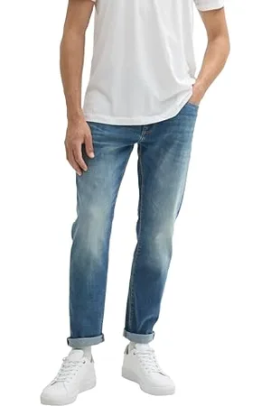 TOM TAILOR Herren 1043435 Tapered Slim Fit Jeans, 10127-Tinted Blue Denim, 36 W/34 L