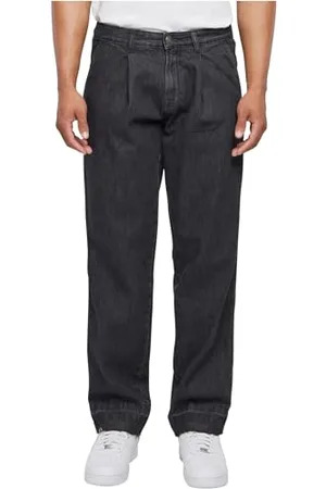 Urban classics Herren TB6367-Balloon Fit Jeans Hose, Black, 36