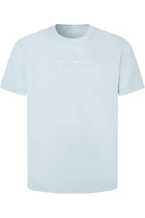 Pepe Jeans Herren Emb Eggo T-Shirt, Blau (Stormy Sea Blue), XS