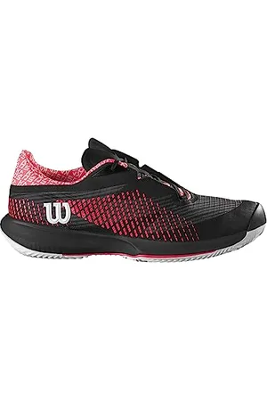 Wilson Damen KAOS Swift 1.5 Clay Sneaker, Black/Phantom/Diva Pink, 35 2/3 EU