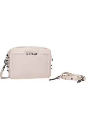 Replay Damen Schultertasche Klein, Beige (Birch 0123), Onesize
