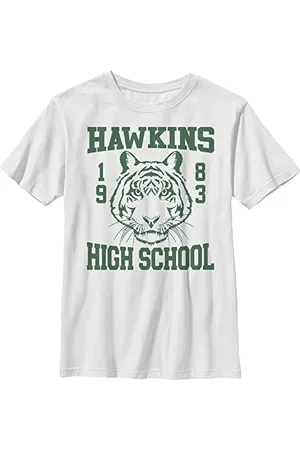Stranger Things Unisex Kinder Hawkins High Tiger 1983 Short Sleeve T-shirt, , Einheitsgröße