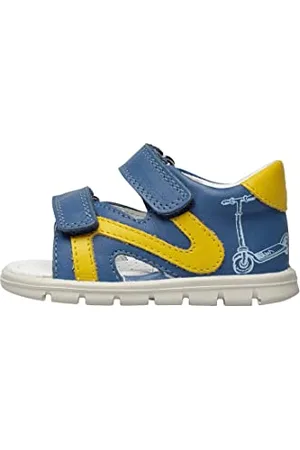 Falcotto SALAR-Offene Sandale mit Klettverschluss-Azurblau 20