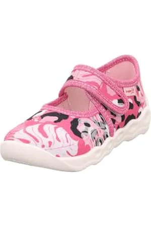 Superfit Bubble Hausschuh, Rosa/Mehrfarbig 5500, 38 EU
