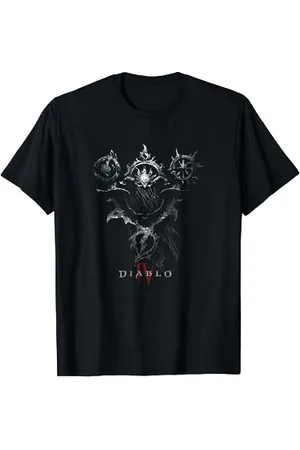 Diablo VI Sorcerer Mask Icon Magic Symbols T-Shirt