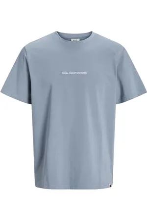 JACK & JONES JACK&JONES Herren RDDGUS Tee S/S Crew Neck SN T-Shirt, /Print:Back Print, S