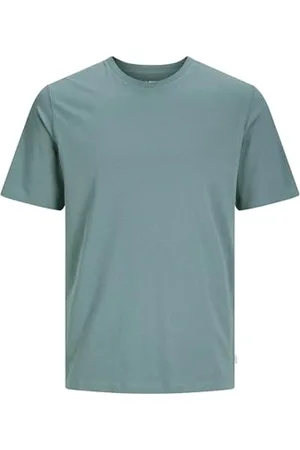 JACK & JONES Male T-Shirt Einfarbig Rundhals T-Shirt