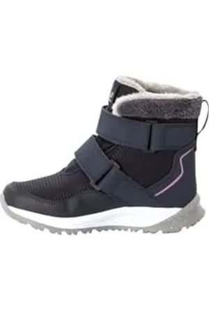 Jack Wolfskin Unisex Kinder Polar Wolf Texapore Mid Vc K, Dark Blue / Rose, 29 EU
