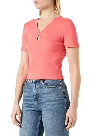Noisy May NMMAYA S/S O-Neck Cutout TOP NOOS