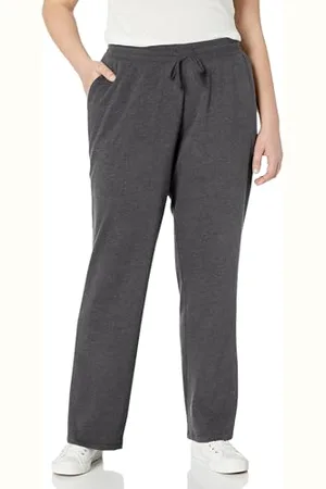 Amazon Damen Jogginghose aus Fleece mit geradem Bein in normaler Passform (in Übergrößen erhältlich), , XL