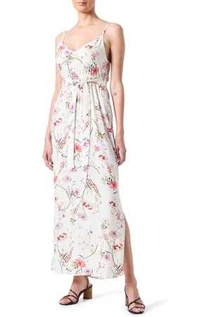 VERO MODA Damen VMEASY Joy Slit Maxi V-Neck Dress WVN GA Maxikleid, , XS