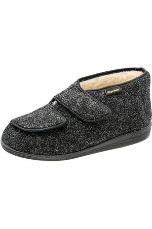Fischer Fischer Frank, Herren Hohe Hausschuhe, Schwarz (anthrazit 205), 48 EU