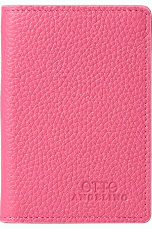 Otto Angelino Bifold Echtleder Geldbörse – Reisepass-Stil – ID, Bankkarten, Bargeld, RFID-Blockierung – Unisex