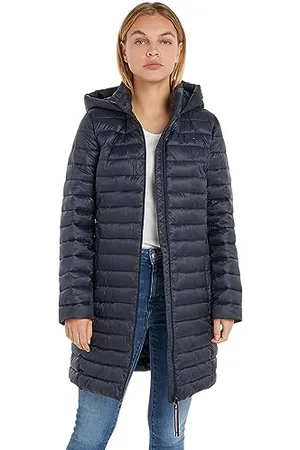 Tommy Hilfiger Damen Daunenmantel Logo Winter, , S